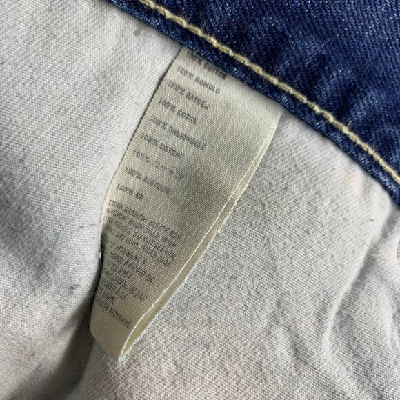 Abercrombie & Fitch Mens Jeans Size 36 X 32 Baxter Low Rise Slim Boot Button Fly - Picture 8 of 9